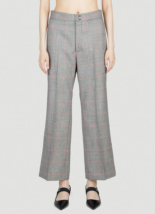 Gucci Women Check Suit Pants