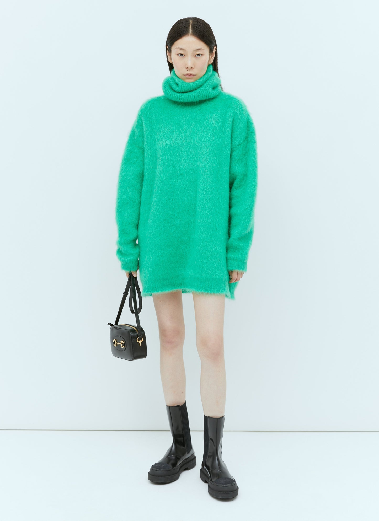 Gucci Women Brushed Mohair Jumper Dress