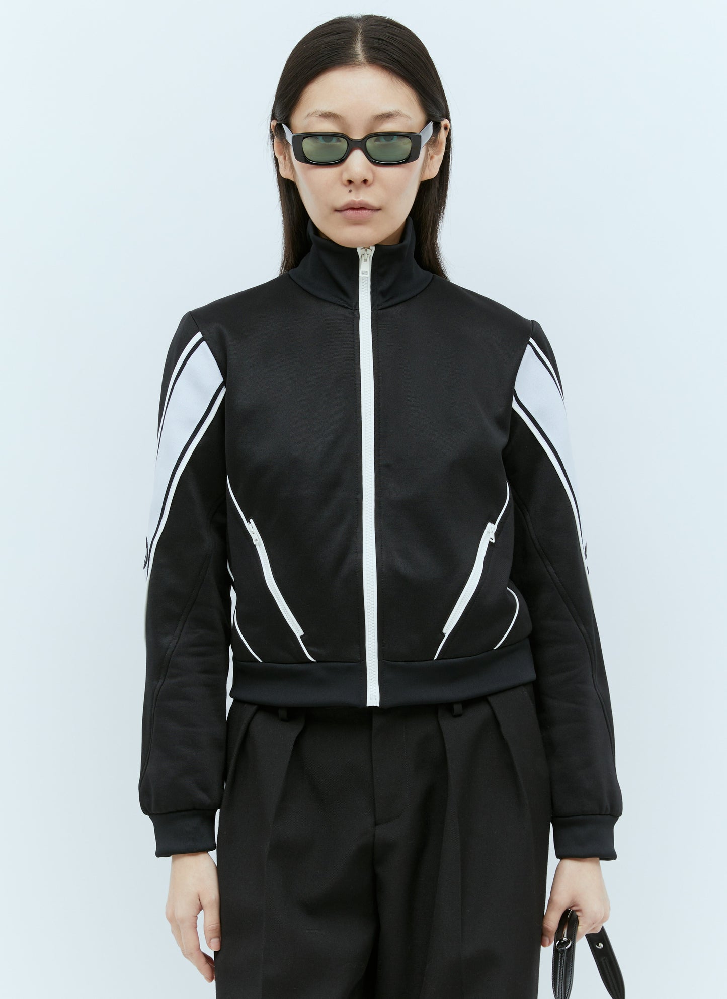 Gucci Women Jersey Zip-Up Jacket