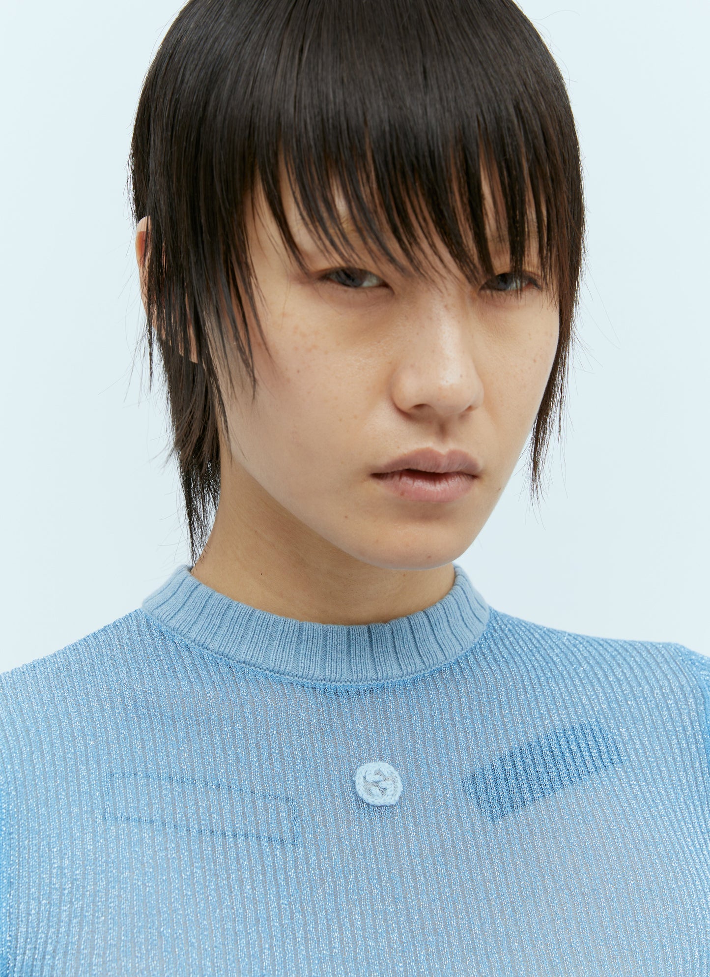 Gucci Women Extra Frine Lamé Knit Top