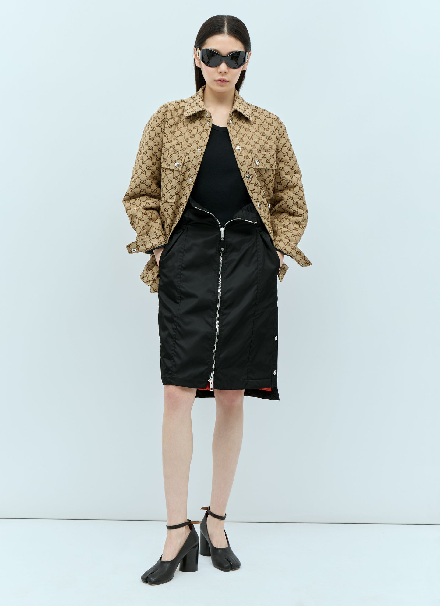 Gucci Women Cargo Midi Skirt