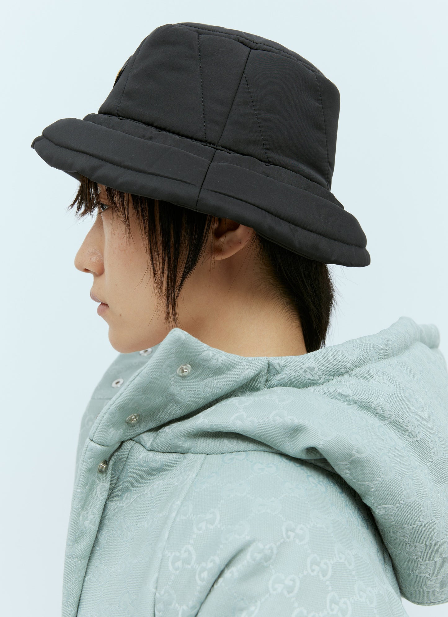 Gucci Women Logo Plaque Bucket Hat