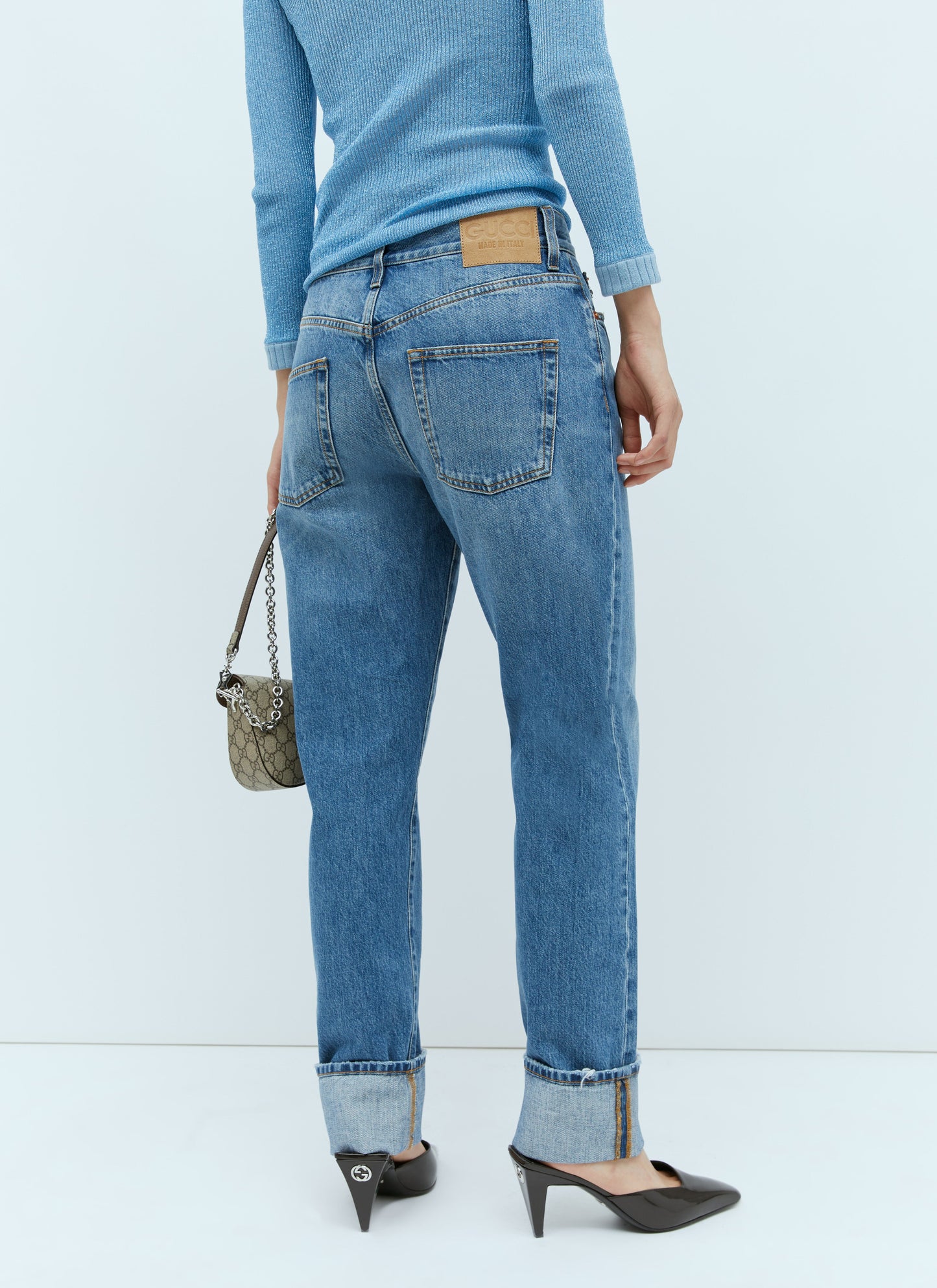 Gucci Women 90'S Horsebit Jeans