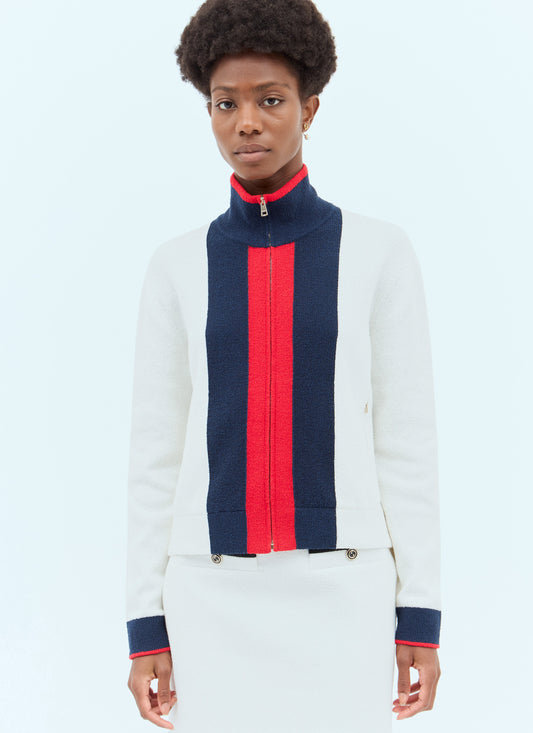 Gucci Women Web Knit Cardigan