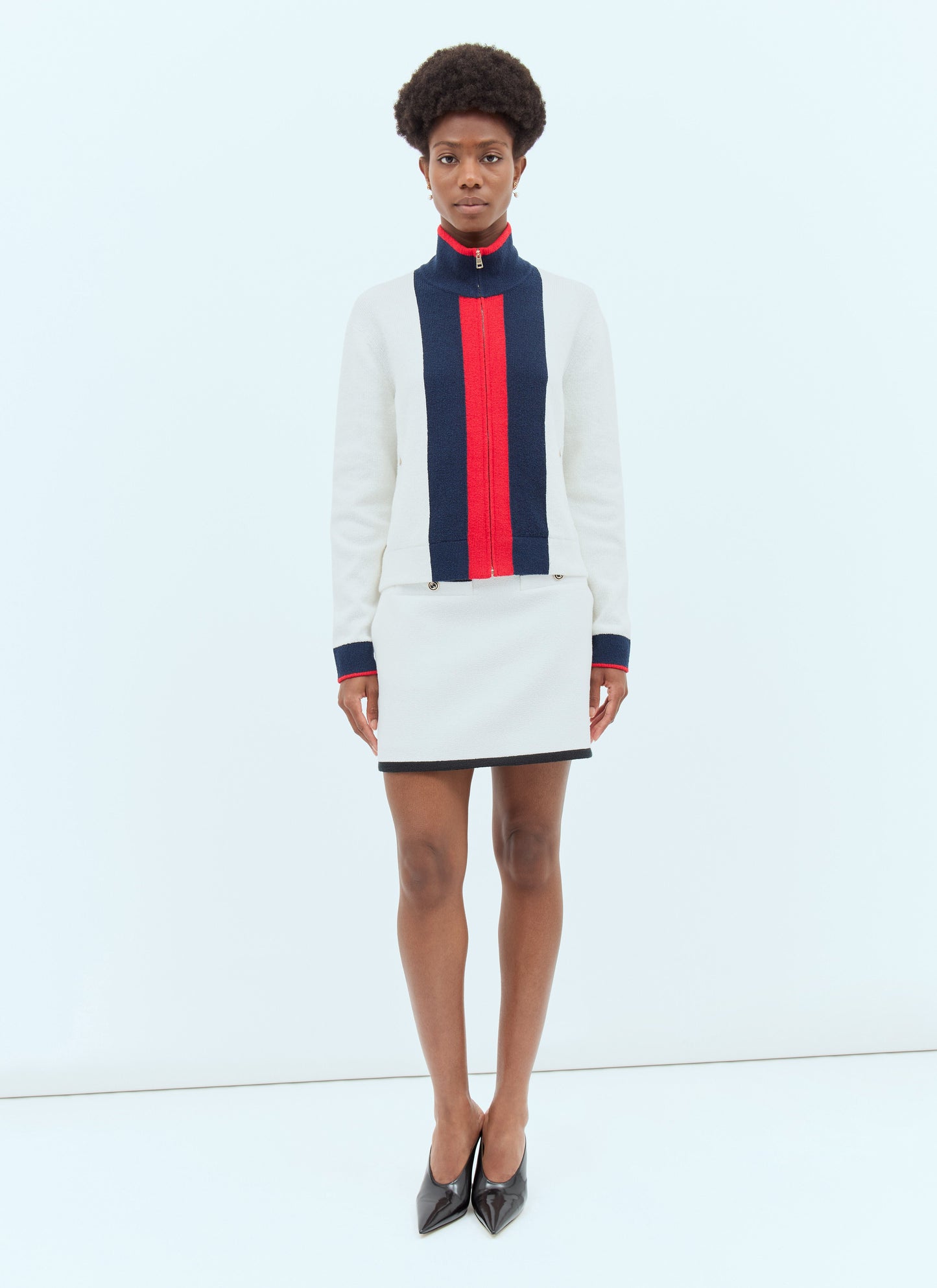 Gucci Women Web Knit Cardigan