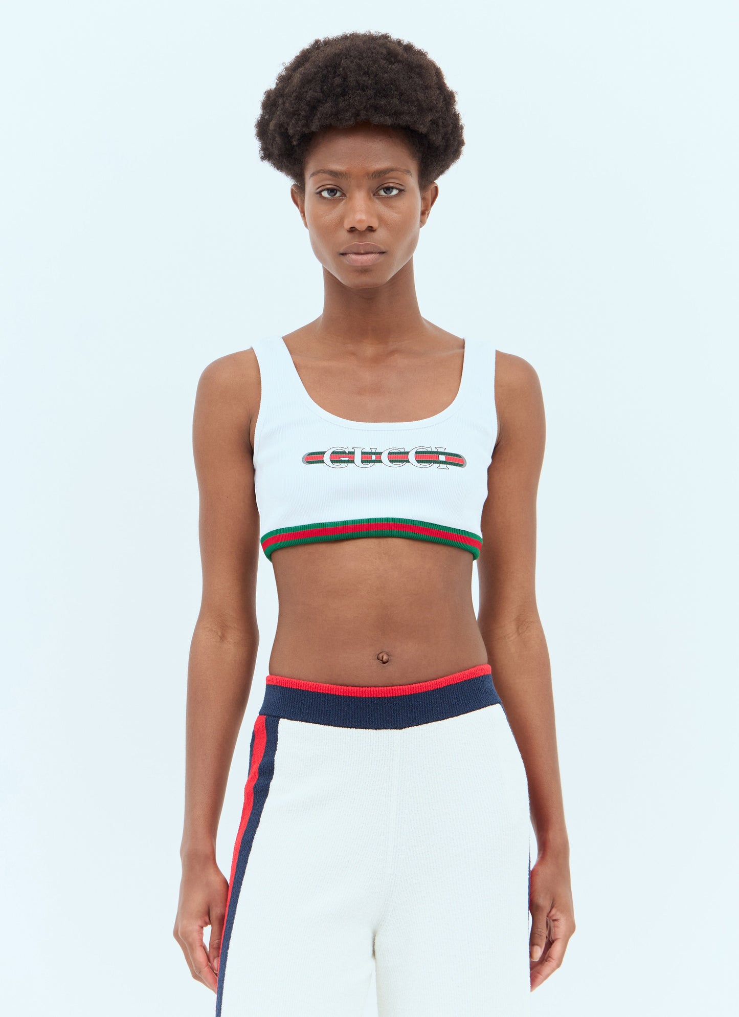Gucci Women Logo Print Tank Top