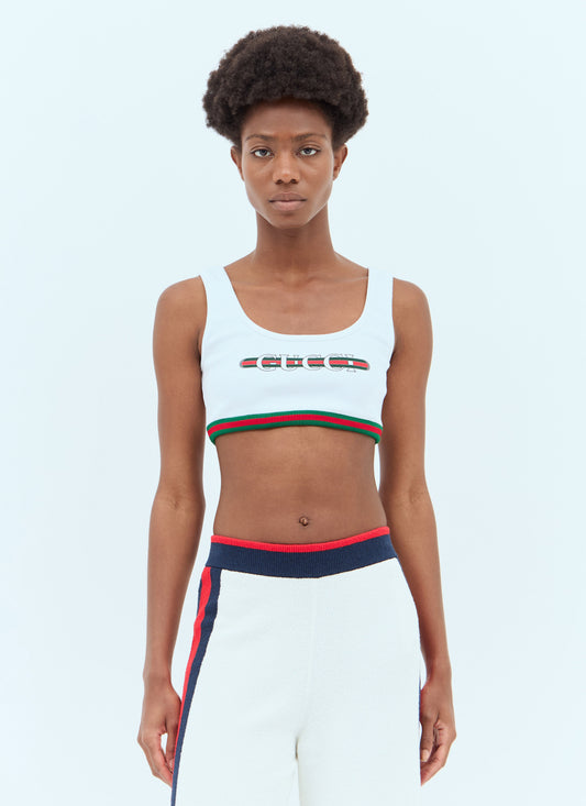 Gucci Women Logo Print Tank Top