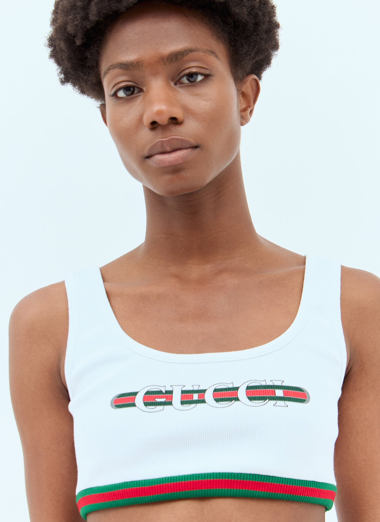 Gucci Women Logo Print Tank Top