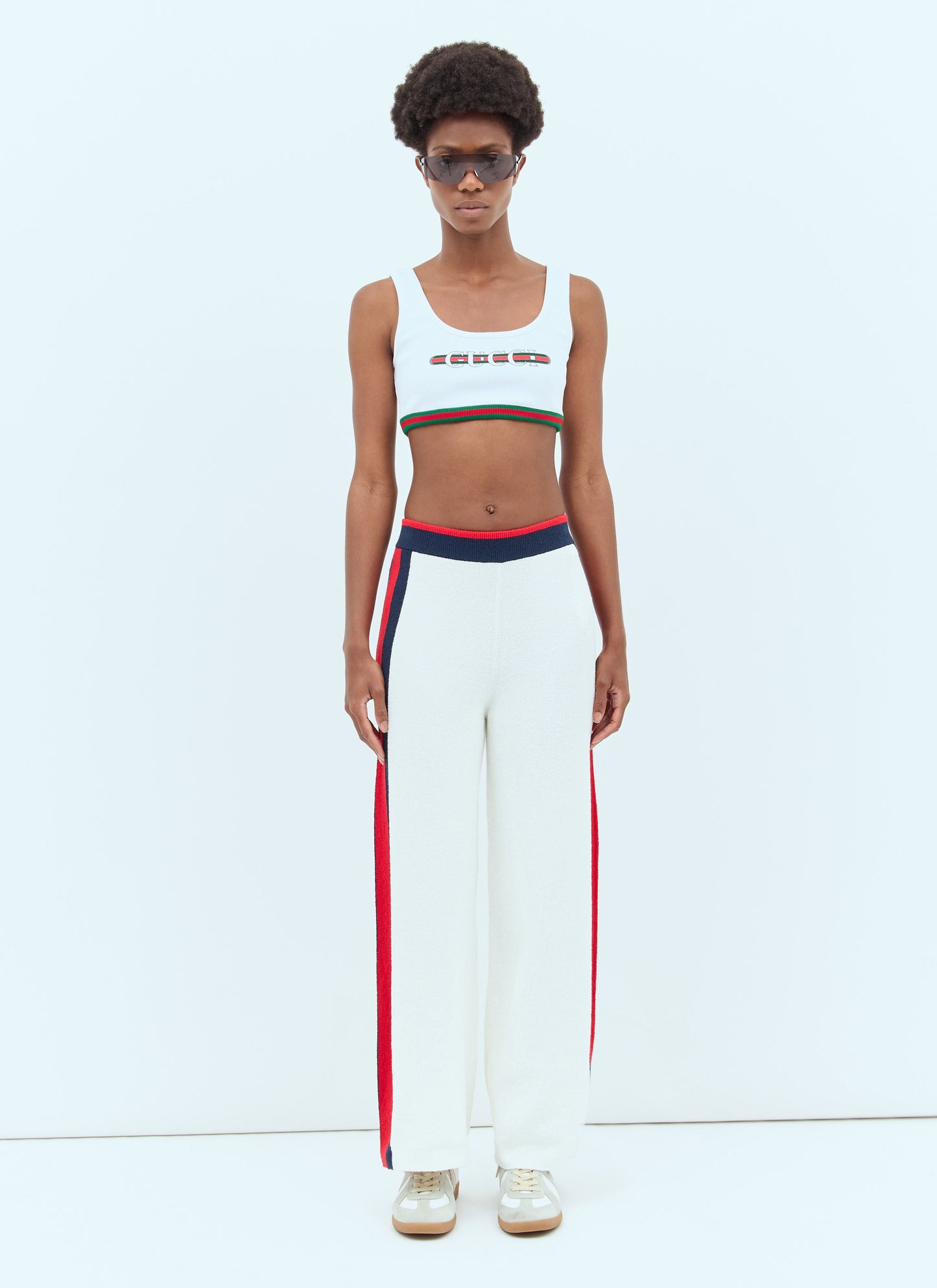 Gucci Women Web Knit Pants