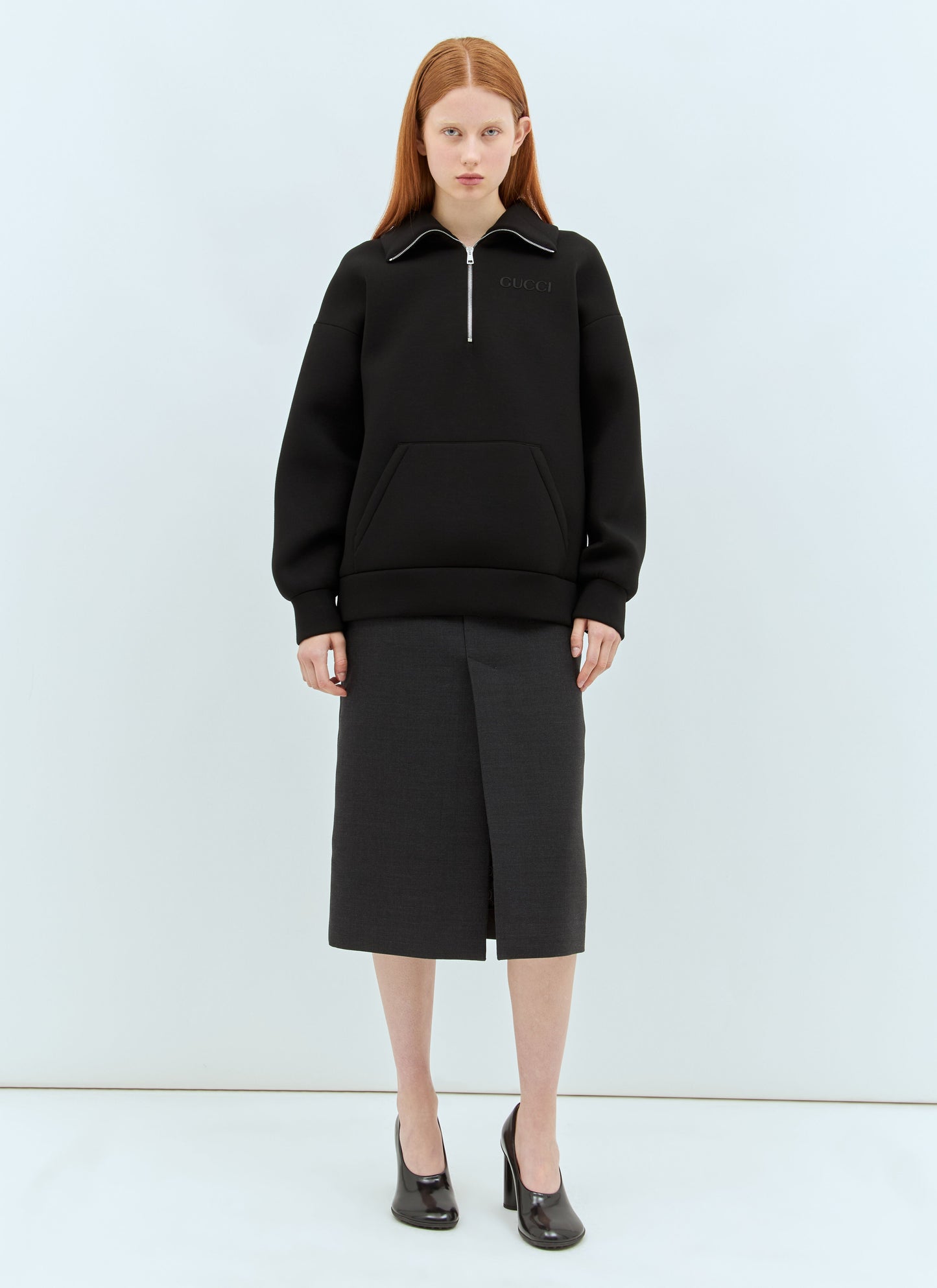 Gucci Women Wool Pencil Skirt