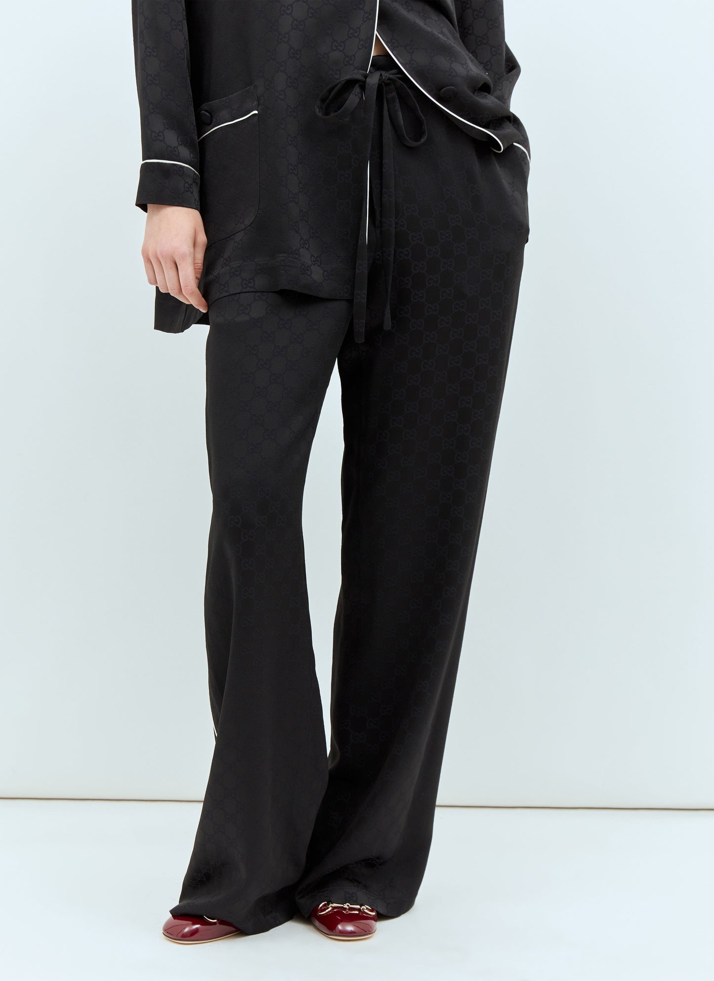 Gucci Women Gg Jacquard Pants