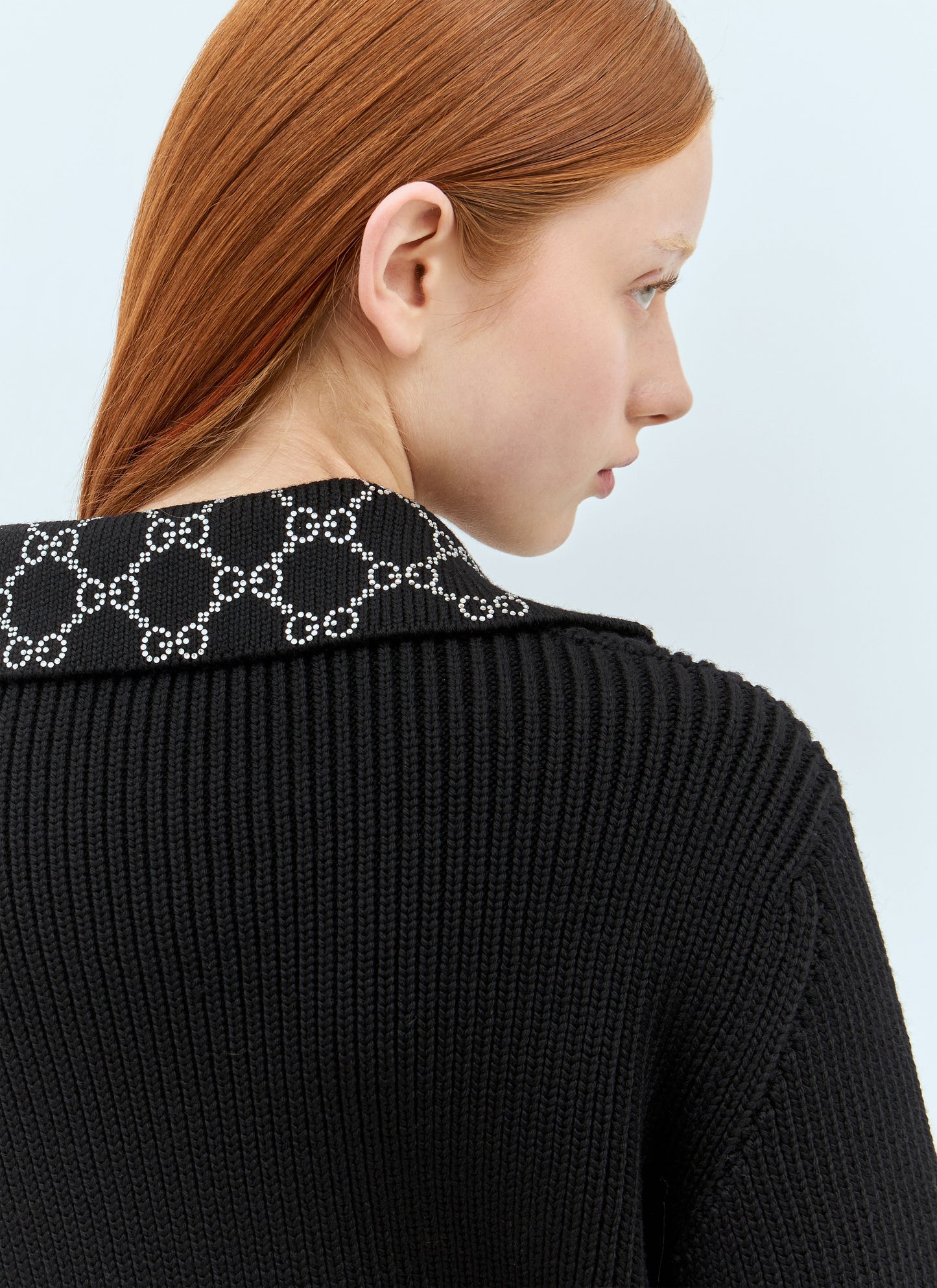 Gucci Women High Neck Wool Sweater