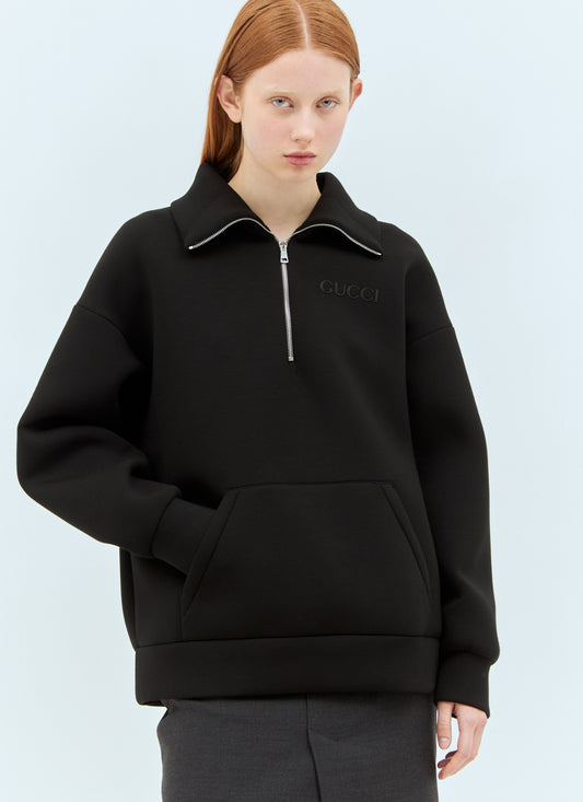 Gucci Women Logo Embossed Sweater
