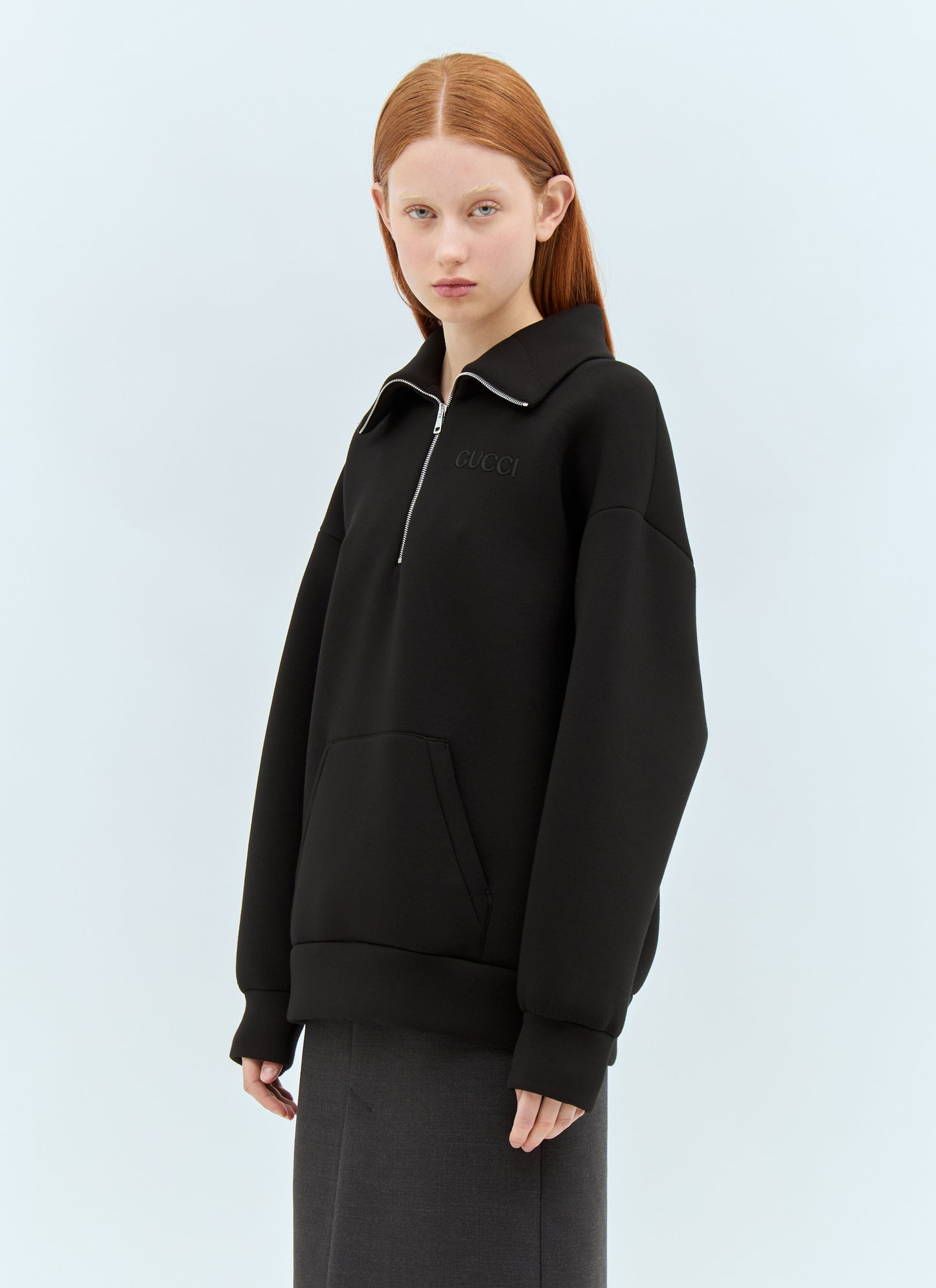 Gucci Women Logo Embossed Sweater