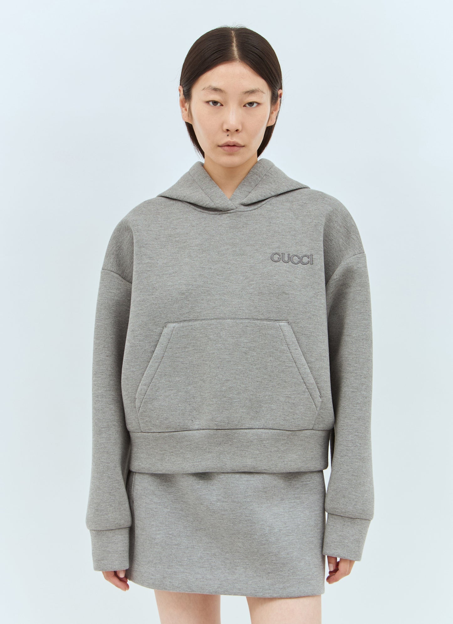 Gucci Women Jersey Hooded Sweatshirt