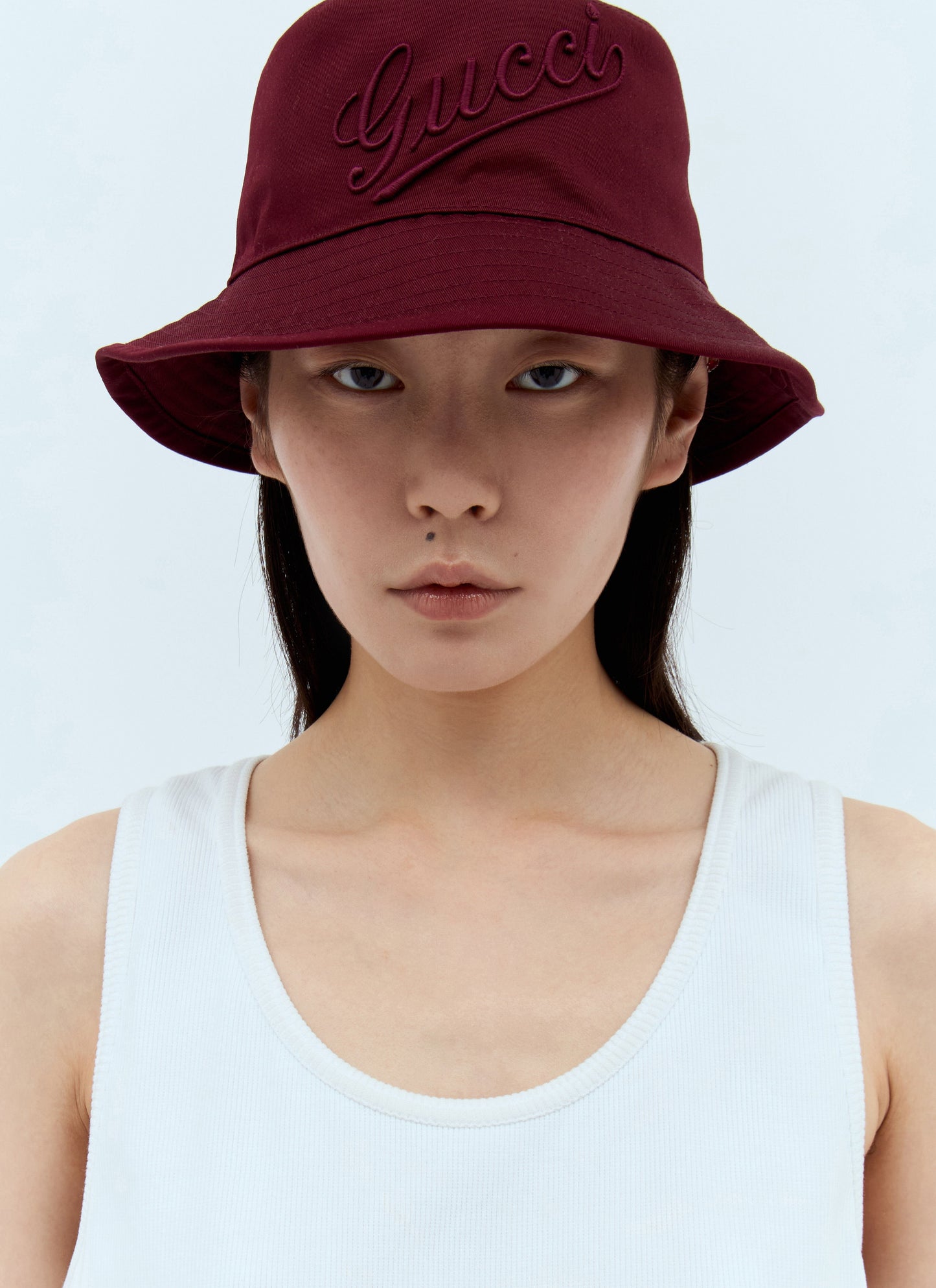 Gucci Women Logo Embroidery Bucket Hat