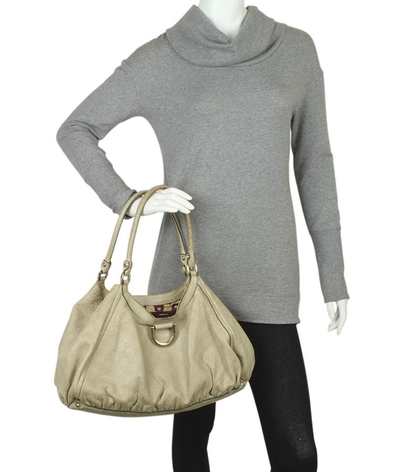 G*G D Ring G*Gssima Tan Leather Tote