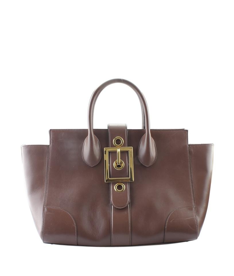 G*G 323652 Brown Leather Tote