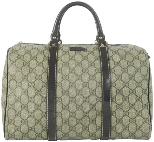 G*G Bag Boston Brown Gg Supreme Canvas Tote