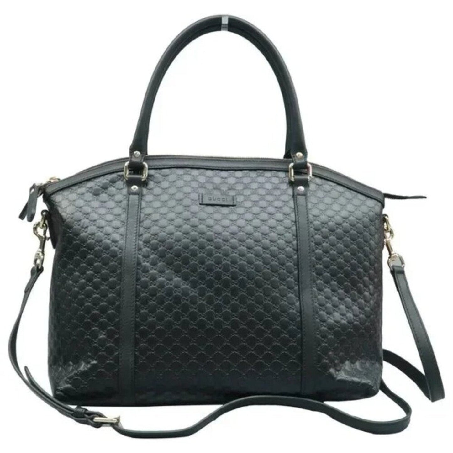 GUCCI Black Leather Satchel