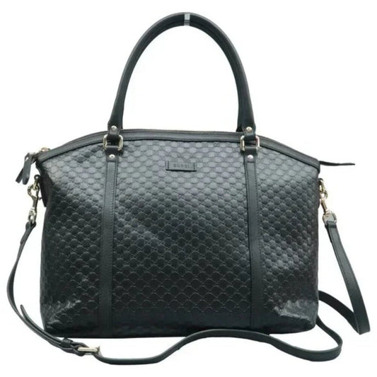 GUCCI Black Leather Satchel