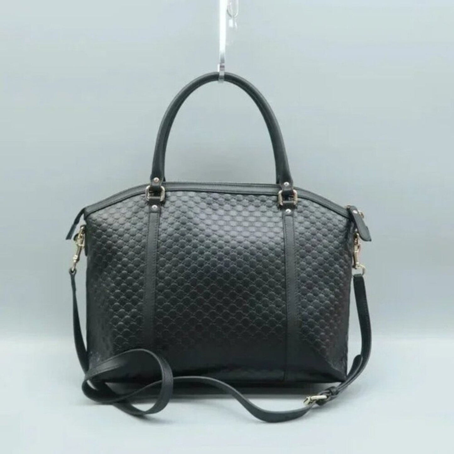 GUCCI Black Leather Satchel
