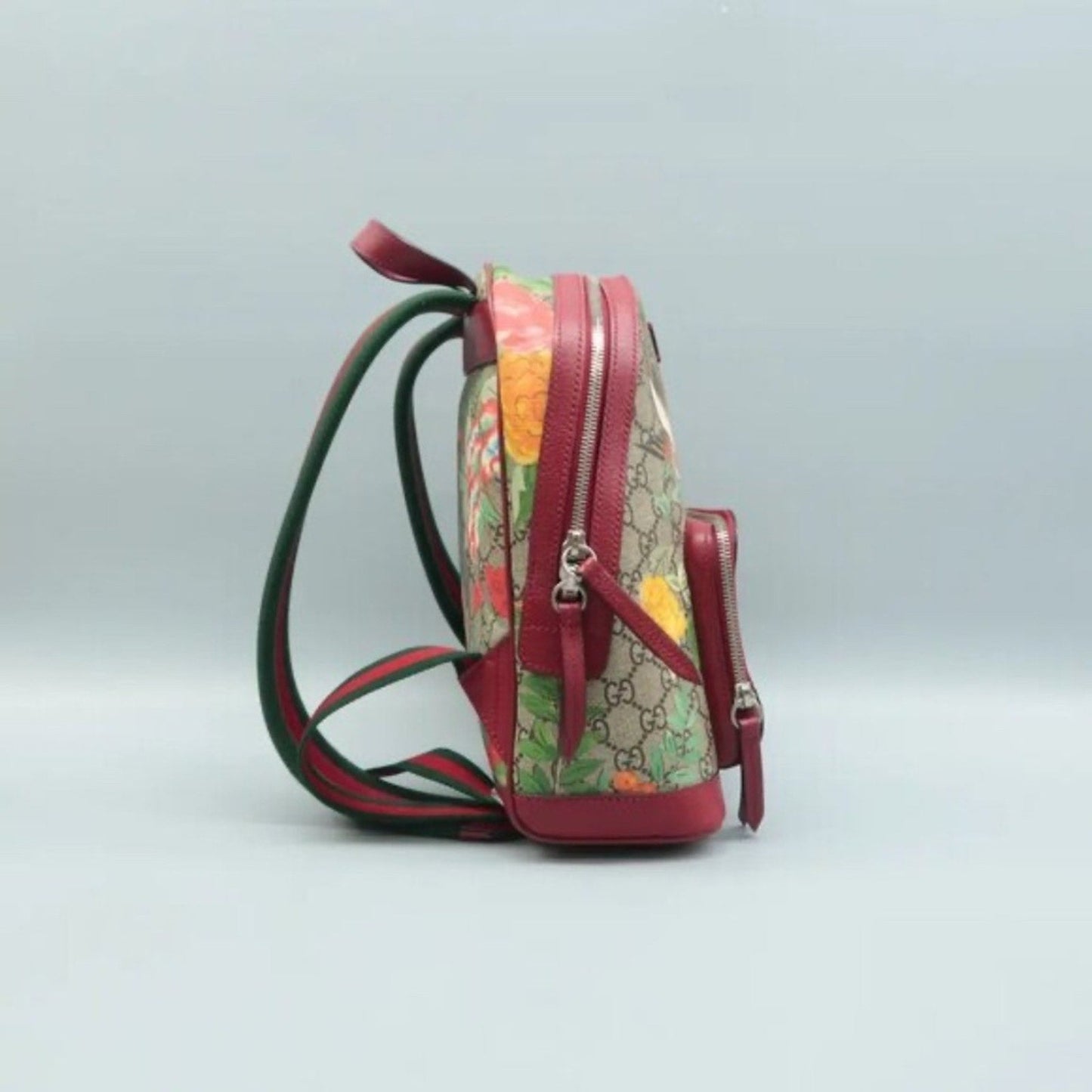 GUCCI Brown&Multicolor Canvas Backpack