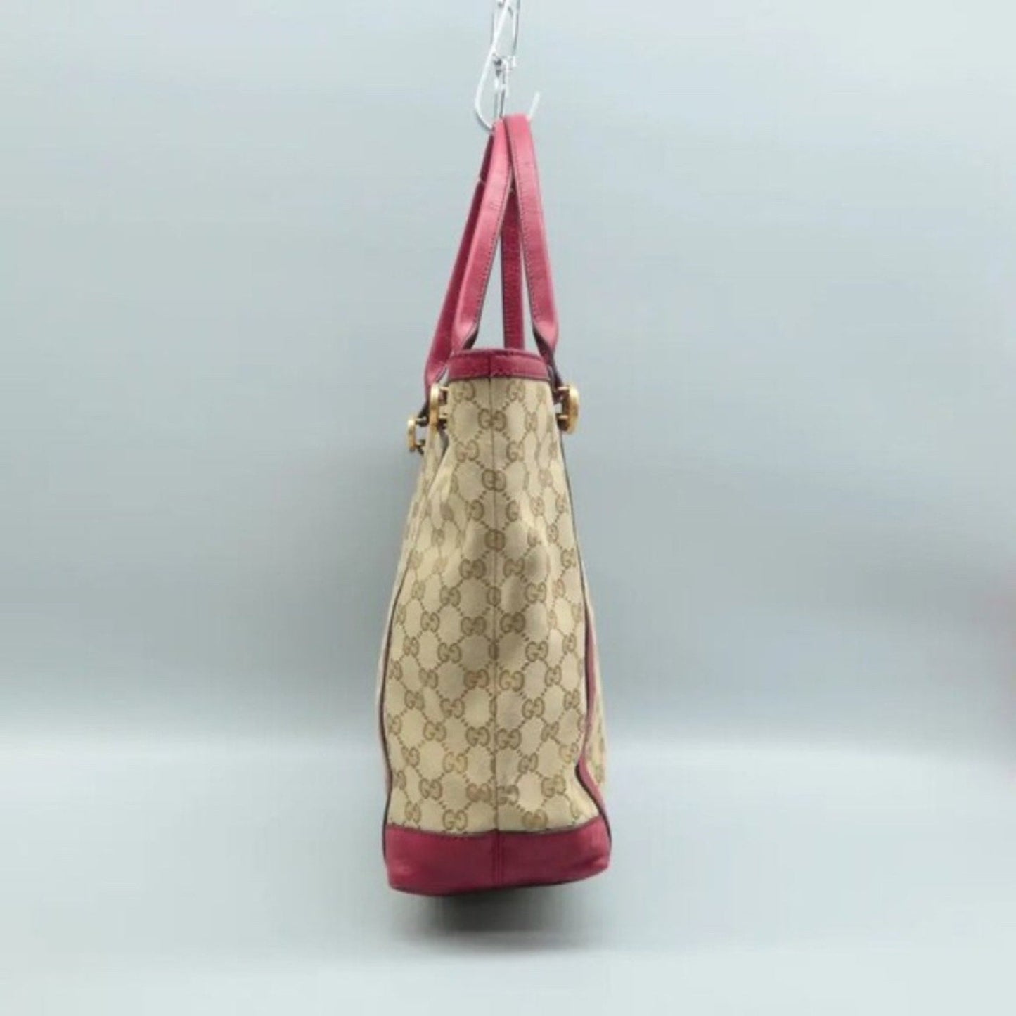 GUCCI GG Brown Cloth Tote
