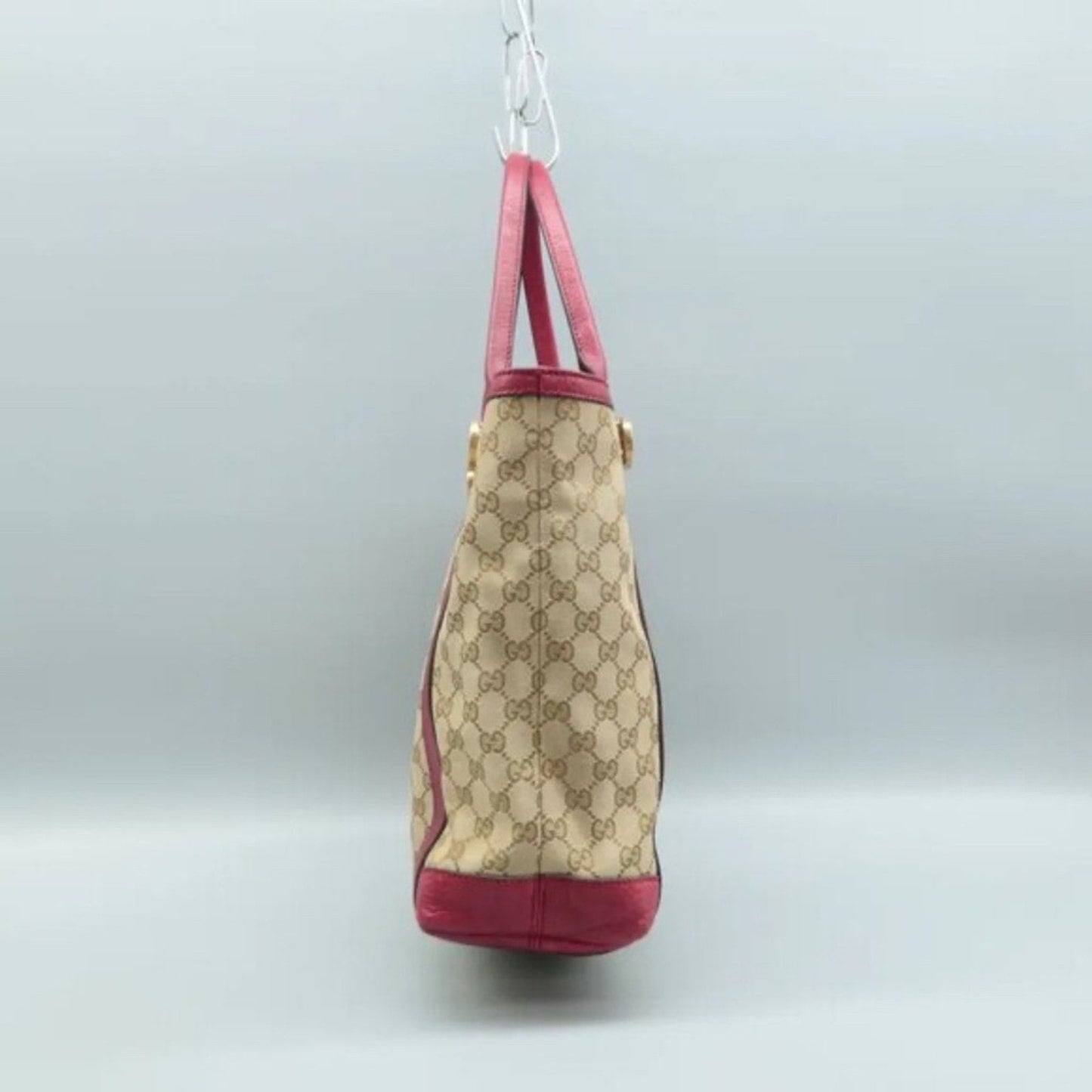 GUCCI GG Brown Cloth Tote
