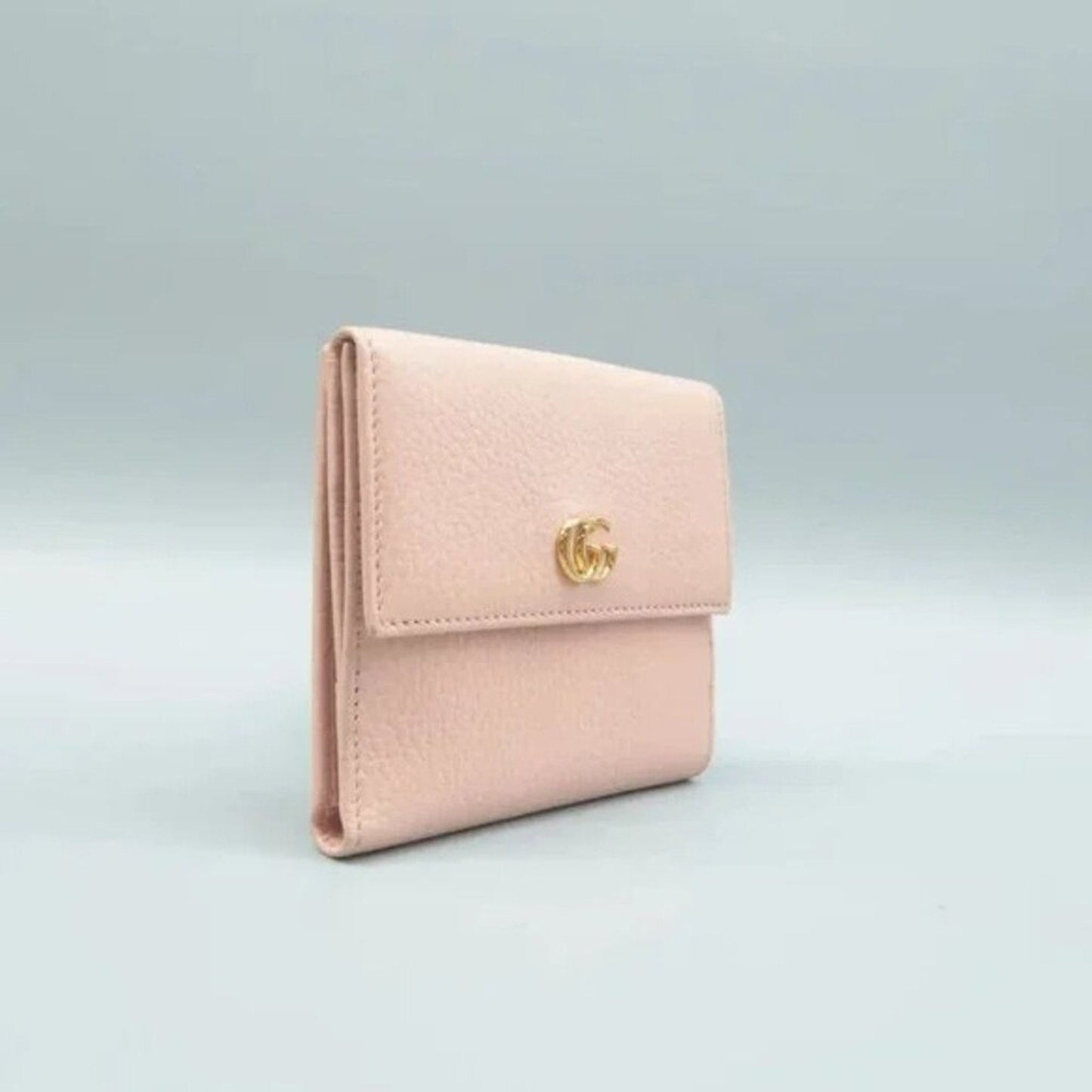 GUCCI GG Marmont Pink Leather Wallet