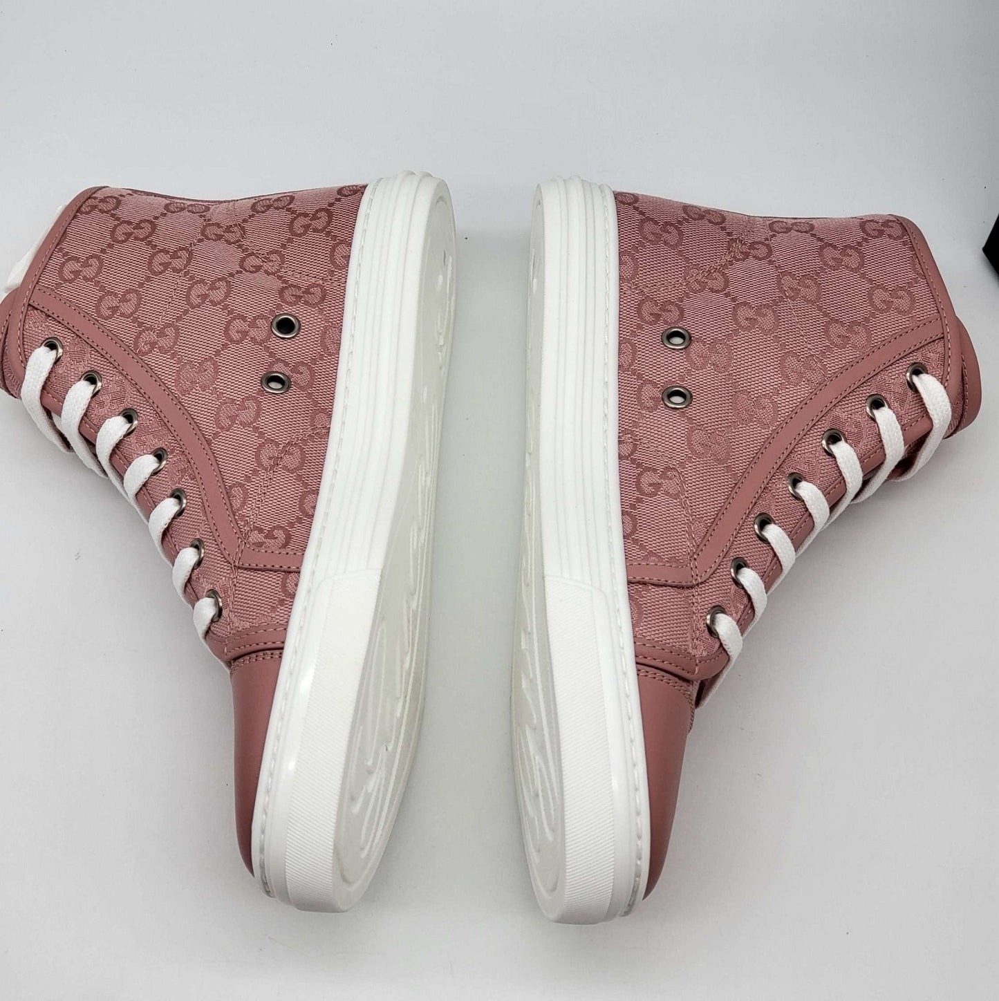 Gucci GG Miro Soft Pink & White Sneaker Shoes