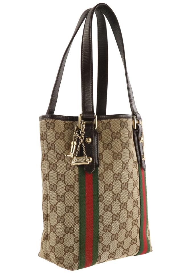 Gucci Jolicoeur Small Shopper Brown Gg Canvas Tote