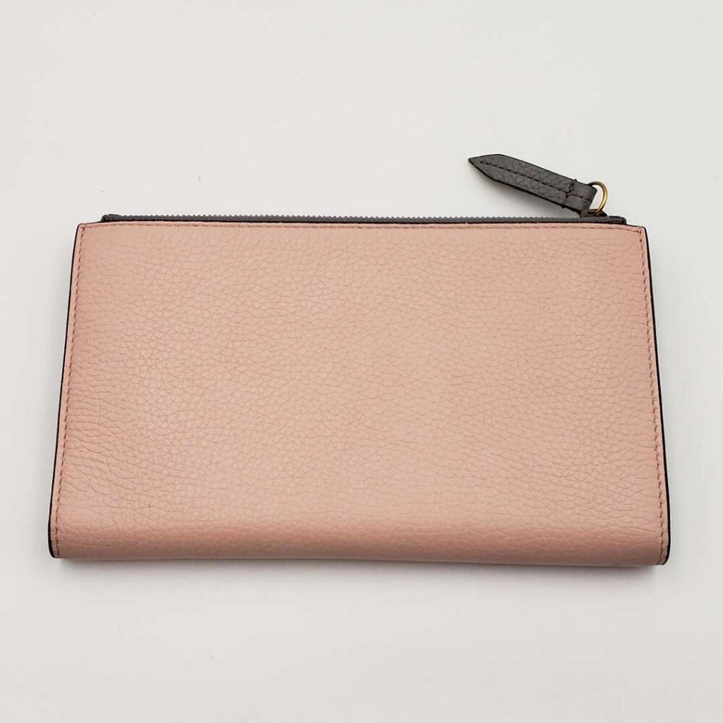 GUCCI Pink&Grey W/P Leather Clutch Bag