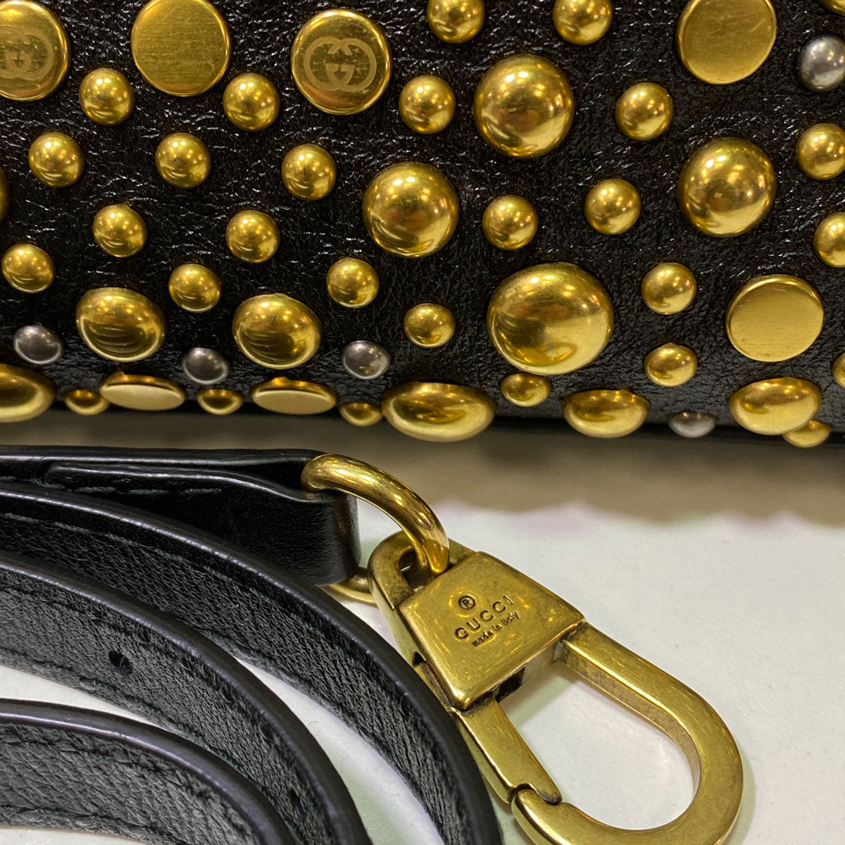 Gucci Re(Belle) Studded Crossbody Bag