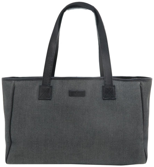 G*G Shopping Black Canvas Tote
