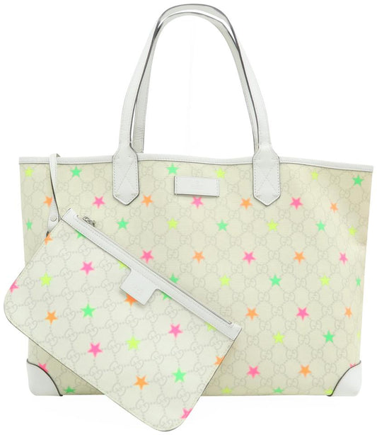 G*G Shopping Shoulder Bag W W/P Multicolore Canvas Tote