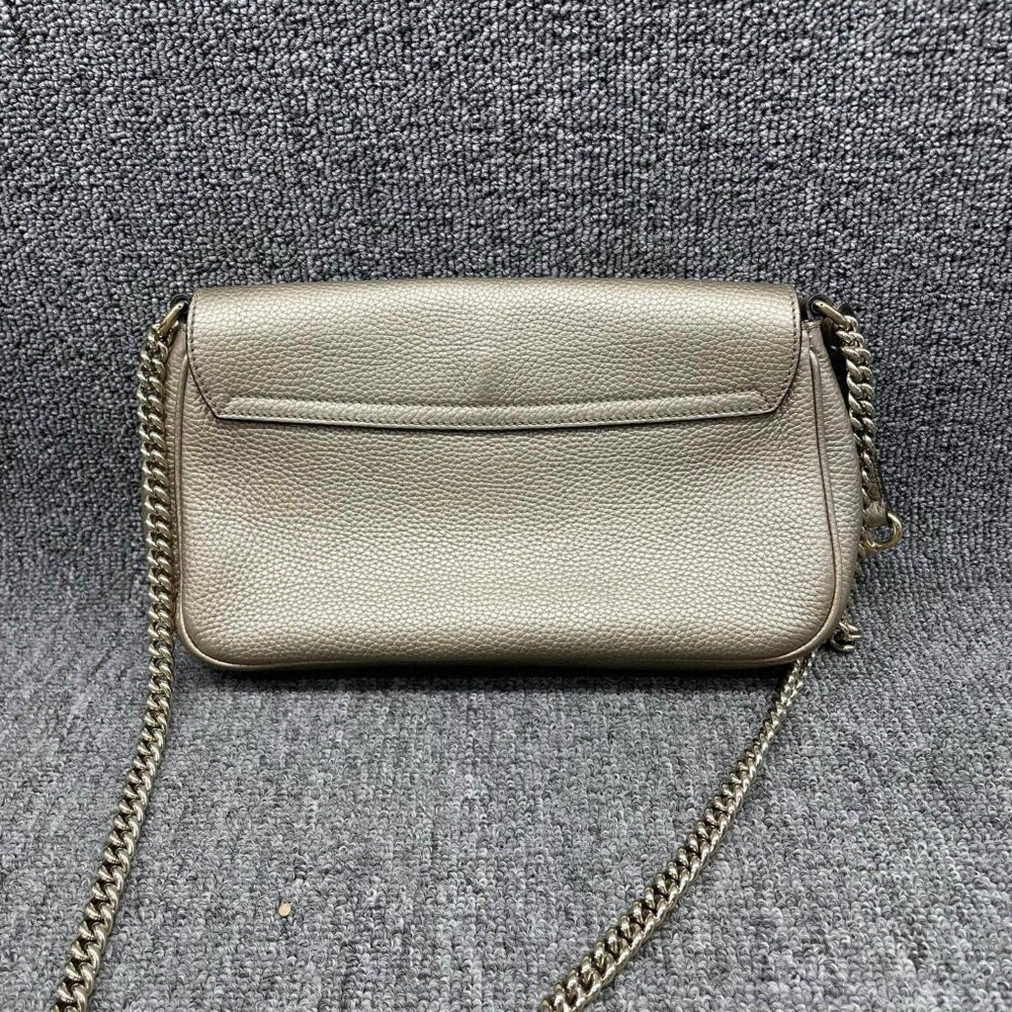 Gucci Soho Gold Metallic Shoulder Bag