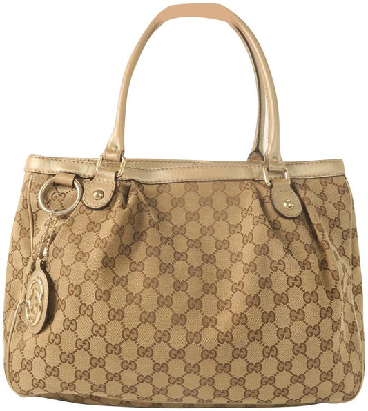G*G Sukey Grey Canvas Tote