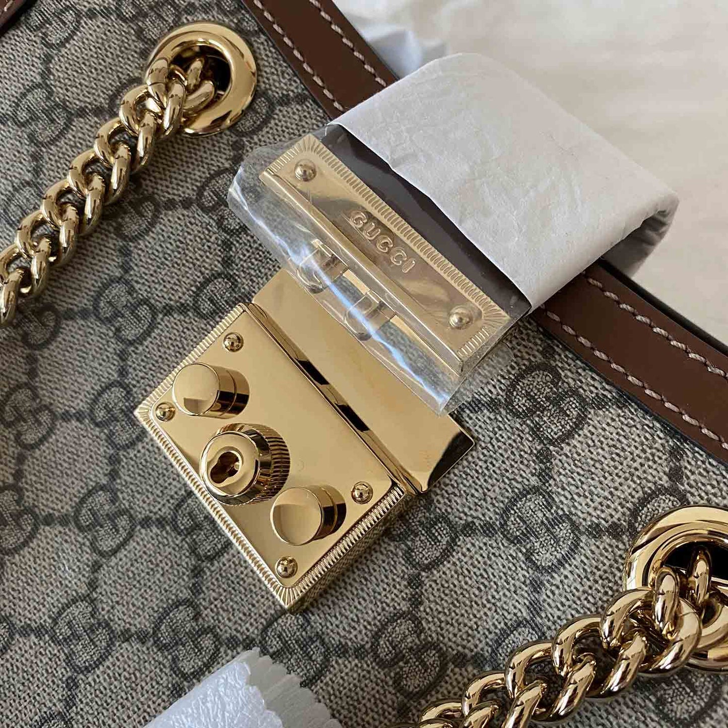 Gucci Padlock Small GG Supreme Shoulder Bag