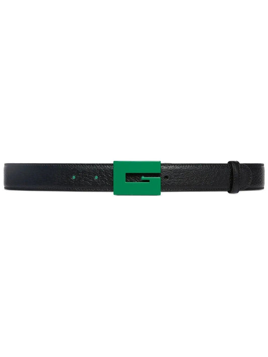 GUCCI belt Black with green