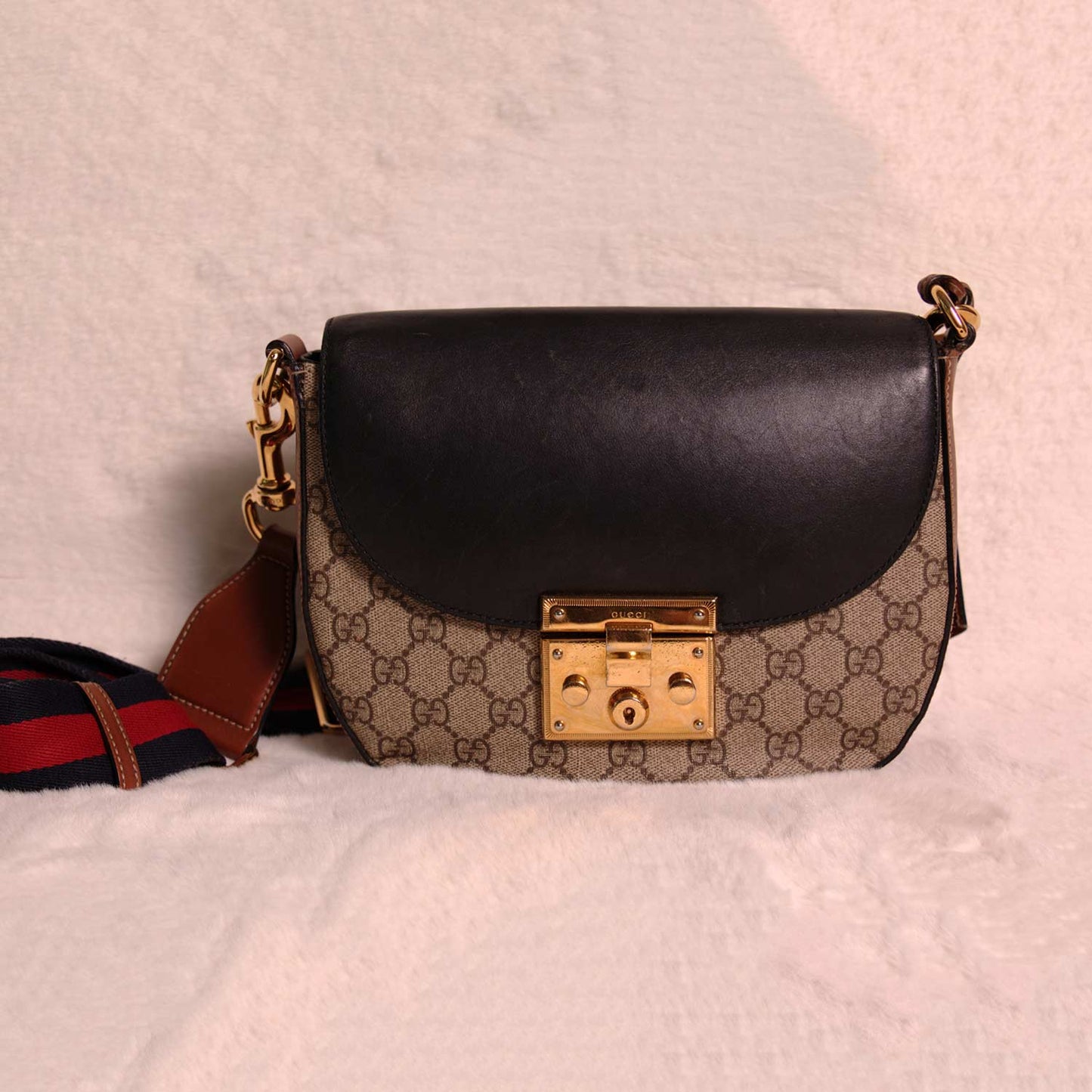 Gucci Signature Padlock Small Crossbody Bag