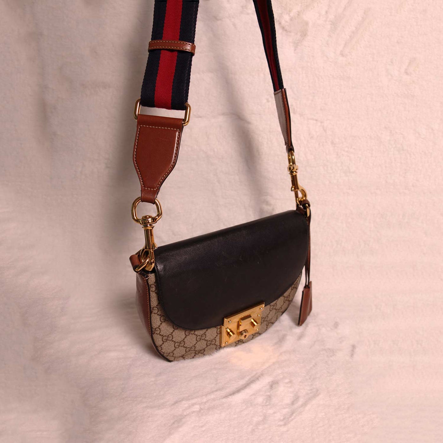 Gucci Signature Padlock Small Crossbody Bag