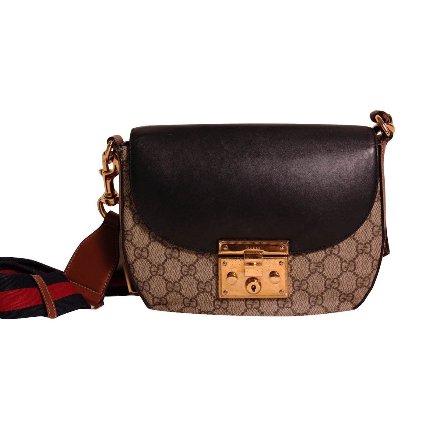 Gucci Signature Padlock Small Crossbody Bag