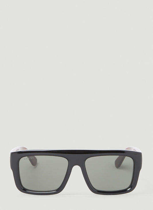 Gucci Men Rectangular Frame Sunglasses
