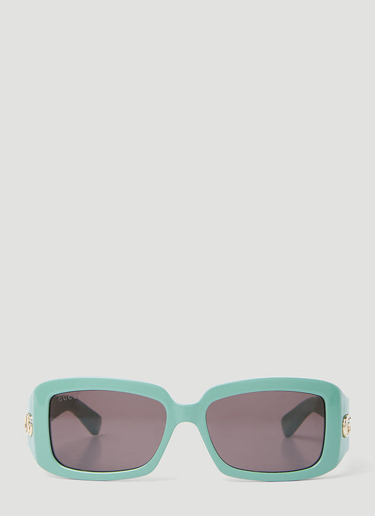 Gucci Women Gg Rectangular Sunglasses