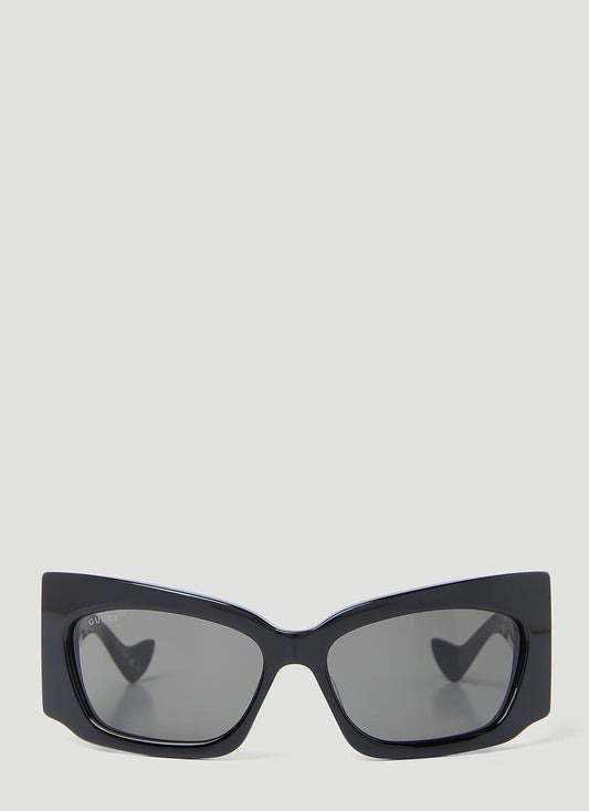 Gucci Women Interlocking G Rectangular Sunglasses