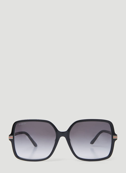 Gucci Women Web Square Sunglasses