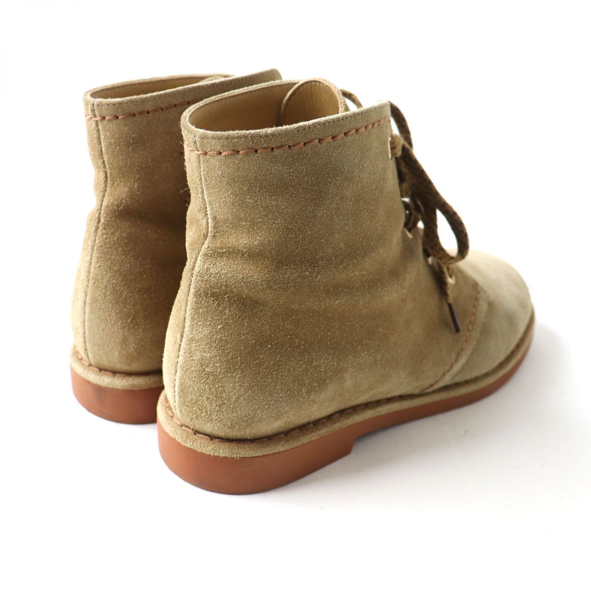 CHANEL boots Suede leather Brown Women 37C Used