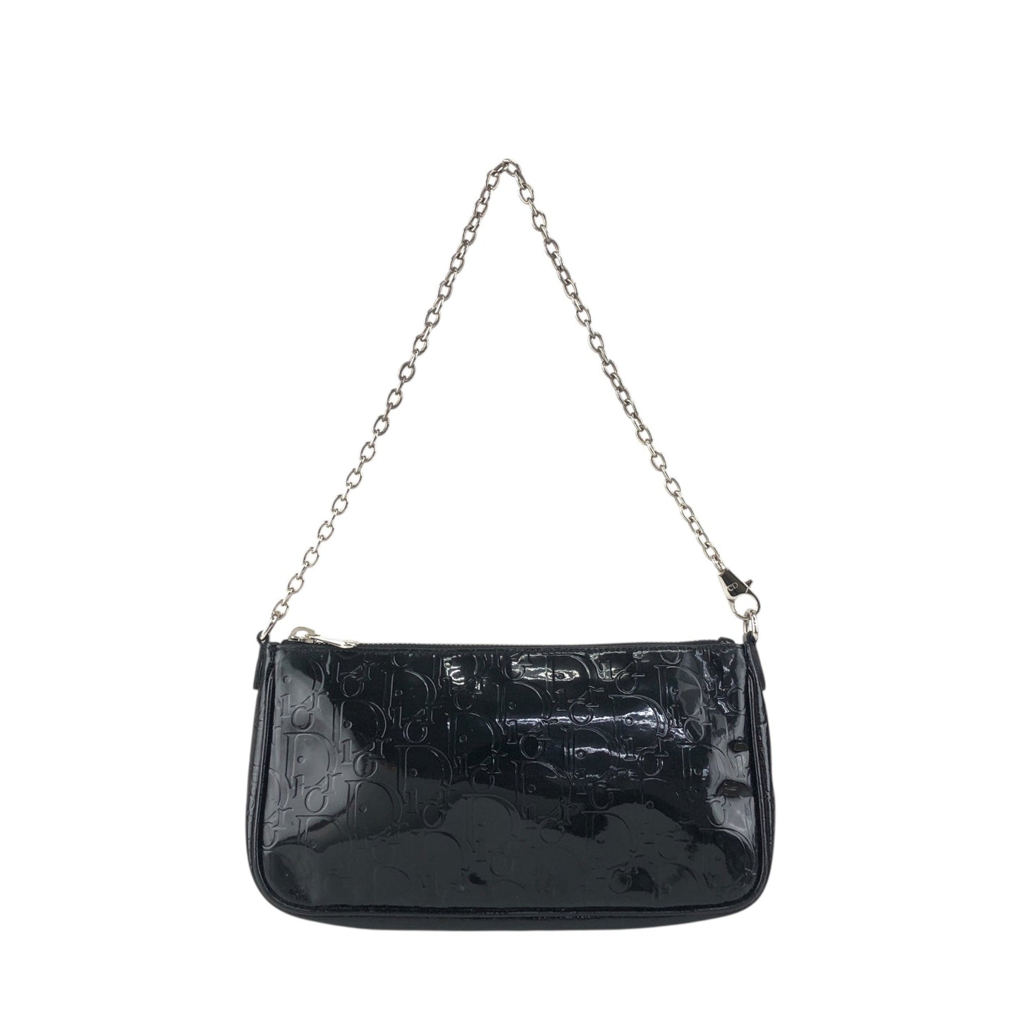 Christian Dior Trotter Small Chain Handbag Black Vintage 5zy6xf