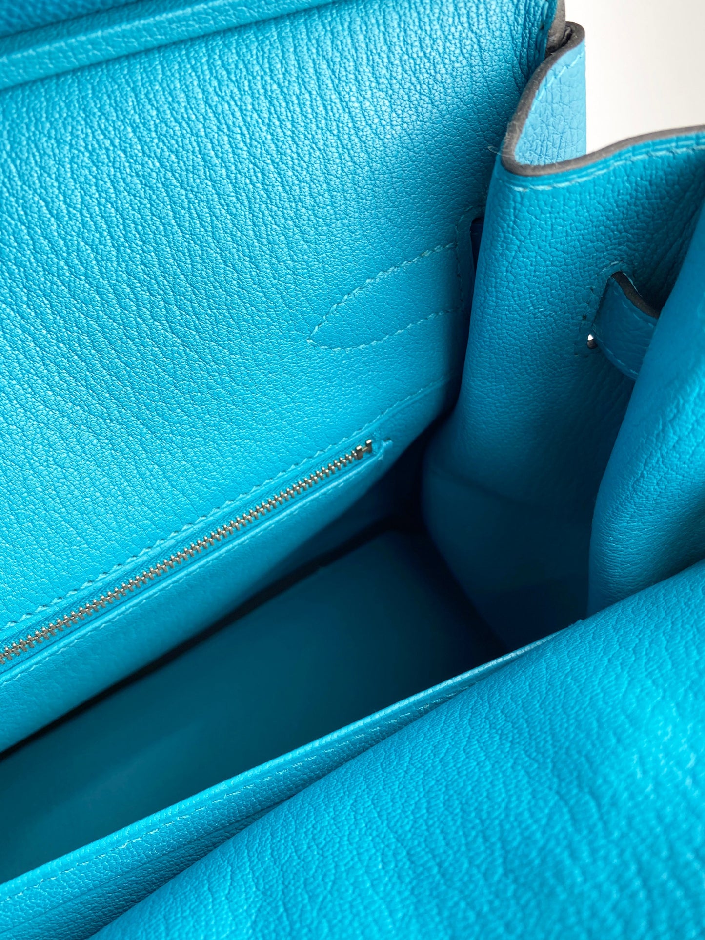 Hermes Turquoise Togo Leather Birkin 35